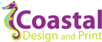 Coastal Design and Print Logo